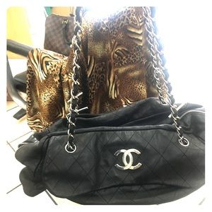 Authentic Black Chanel bag, purse